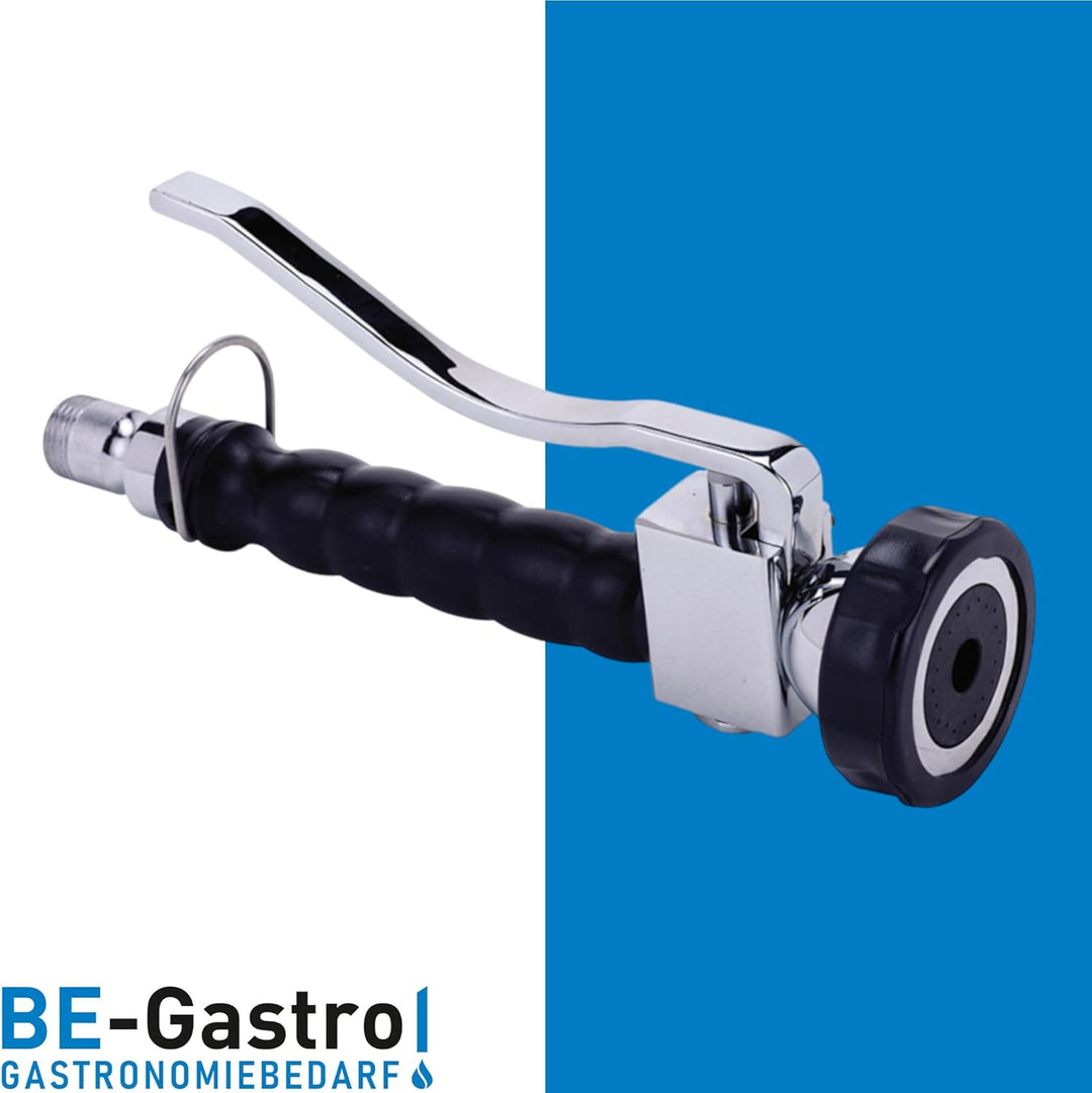 BE-GASTRO I Profi Gastro Geschirrbrause Einloch "Premium" Hebelgriff inkl. Wasserhahn, Mischbatterie