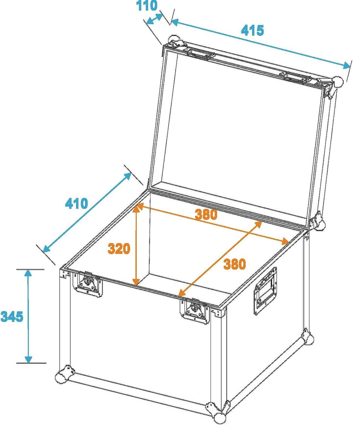 ROADINGER Universal-Transport-Case 40x40cm | Flightcase, universal einsetzbar