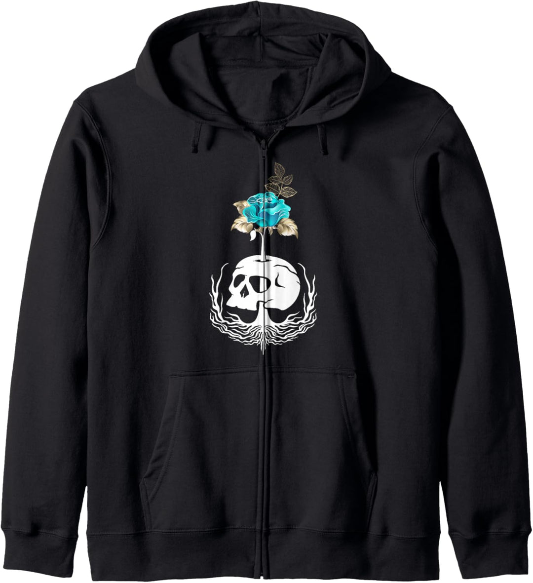 Gothik goth schwarz Totenkopf Tod Skull Punk dark Kapuzenjacke