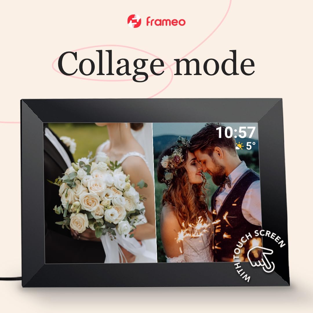 Cytem Digitaler Bilderrahmen 15.6 Zoll mit WLAN & Frameo, Anti-Glare Matt, 64GB Speicher, Bewegungss