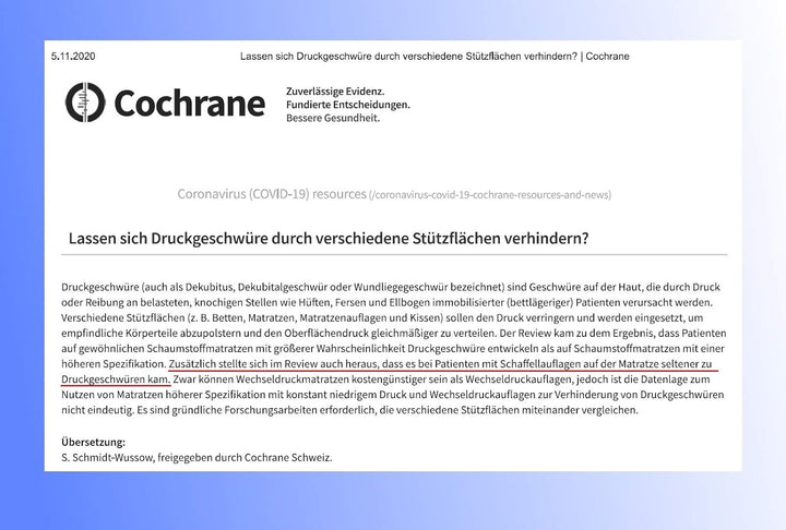 LANAMED, Australische Antidekubitus Bettauflage. Ultradichte Schurwolle, 30-90°C waschbar, druckentl