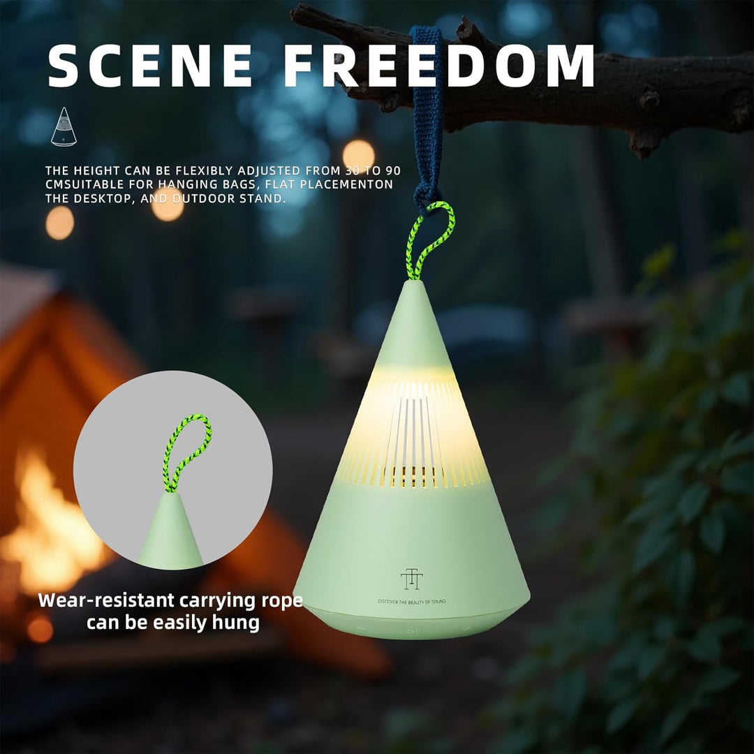 Bluetooth Lautsprecher Mini Speaker Portable Musikbox mit Licht Leistungsstarker Kristallklarer Klan