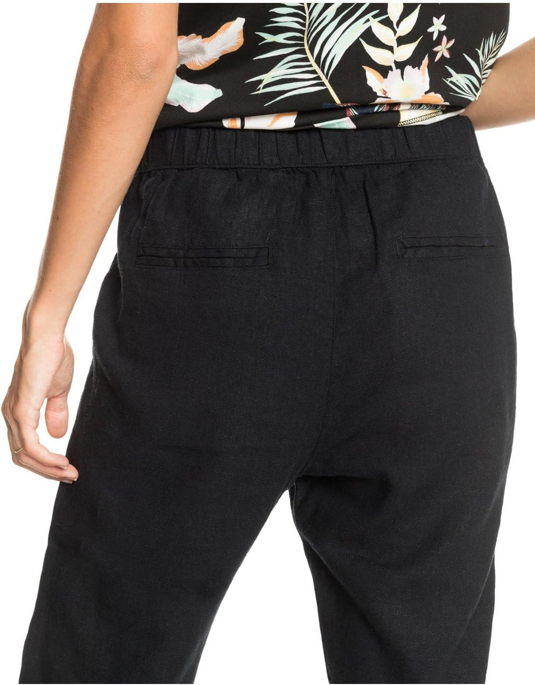 Roxy On The Seashore - Cargo Hose aus Leinen für Frauen Weiss XS Anthracite, XS Anthracite