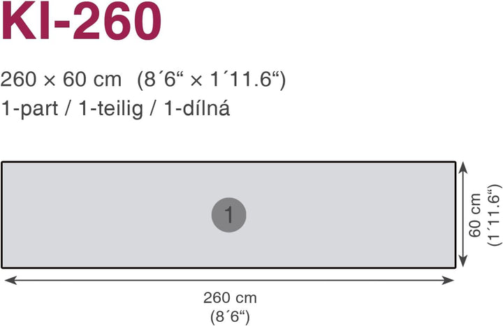 Küchenrückwand Folie selbstklebend Schriftart | Klebefolie - Dekofolie - Spritzschutz für Küche | Ma