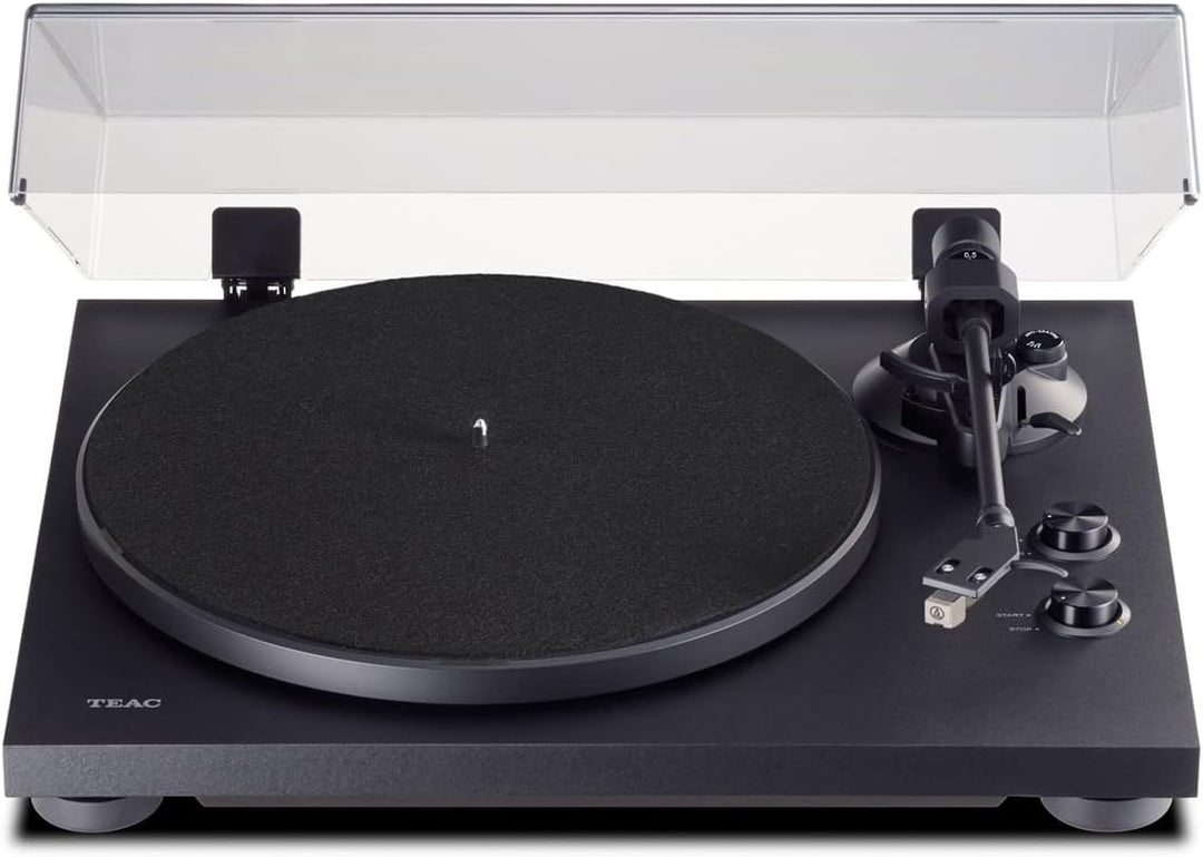 Teac TN-280BT-A3 Plattenspieler mit Bluetooth Ausgang für Lautsprecher und Kopfhörer (Aluminium Plat