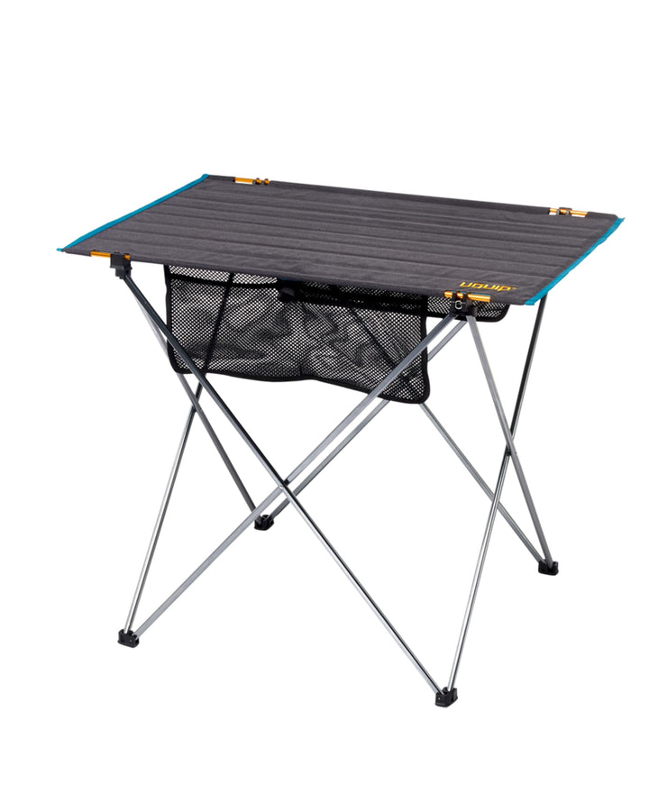 Uquip Campingtisch Liberty L Grey I 58 x 65 x 80 cm I kompakter Falttisch mit 30 kg Traglast I Leich