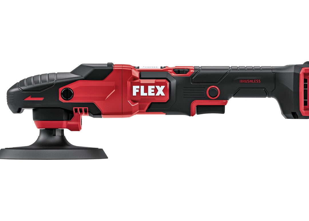 Flex Akku-Rotationspolierer 18 V PE 150 18-EC C (mit Gasgebeschalter, einfache Drehzahlverstellung,