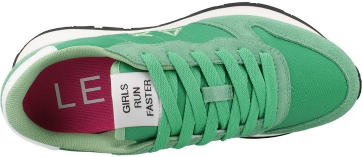 SUN68 Damen Ally Solid NylonSneaker 36 EU Verde Prato, 36 EU Verde Prato