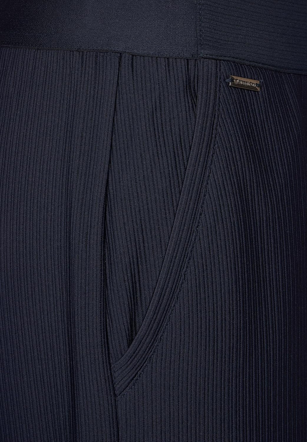 Street One Damen Hose Straight und High 34W / 30L Deep Blue, 34W / 30L Deep Blue