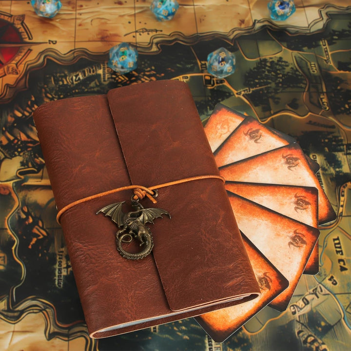 Zauberspruch-Kartenhalter für DnD/RPG, Taschen-Zauberbuch und Referenzkartenhalter, Foliant of Recol