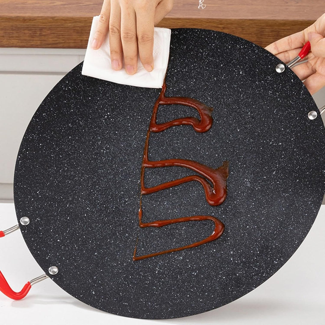 Herdplatte Grill - Tragbare Camping Herd Grill BBQ Pan | Indoor Koreanischer Grill, Antihaft-Griff K