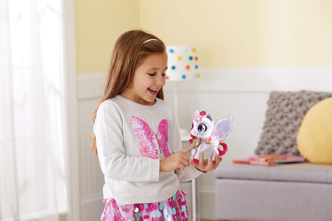 Vtech 80-530804 Sparklings - Liora, das Einhorn Elektronisches Haustier mit Accessoires, Einhorn