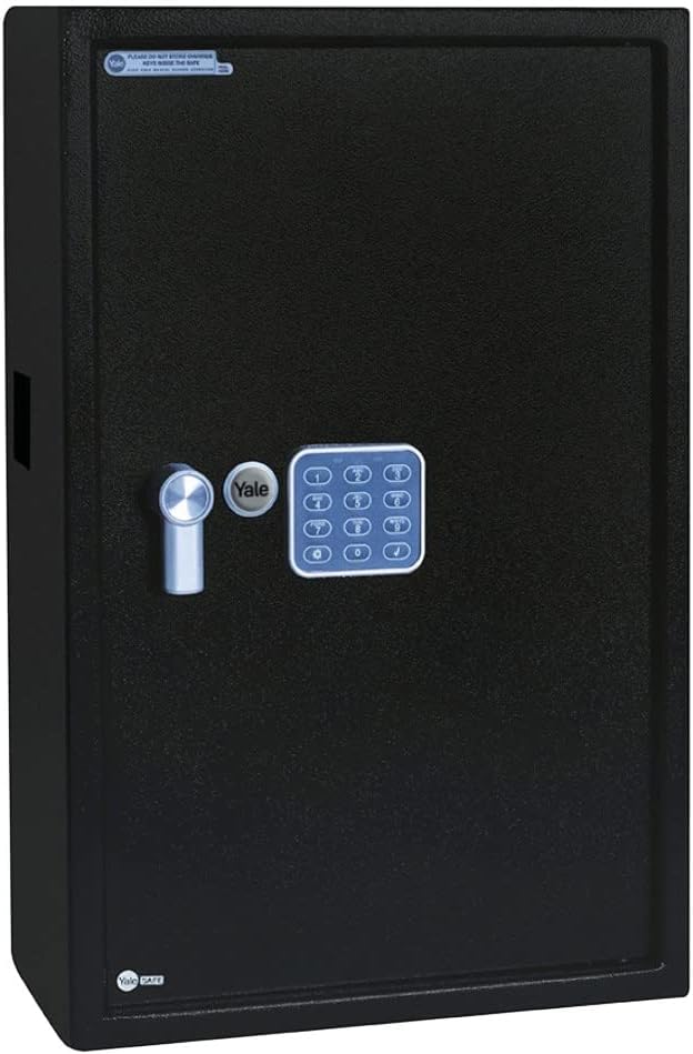 Yale - Elektronischer Schlüsseltresor - 100 Haken - YKB/550/DB1 - Standardsicherheit - Schwarz Elekt