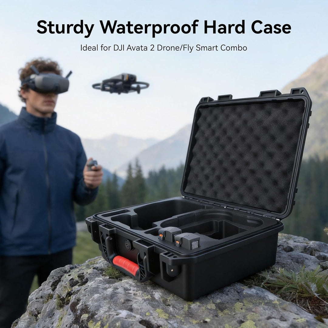 FPVtosky Hartschalenkoffer für DJI Avata 2 Drone/Fly Smart Combo für DJI Goggles N3(Nicht für Goggle