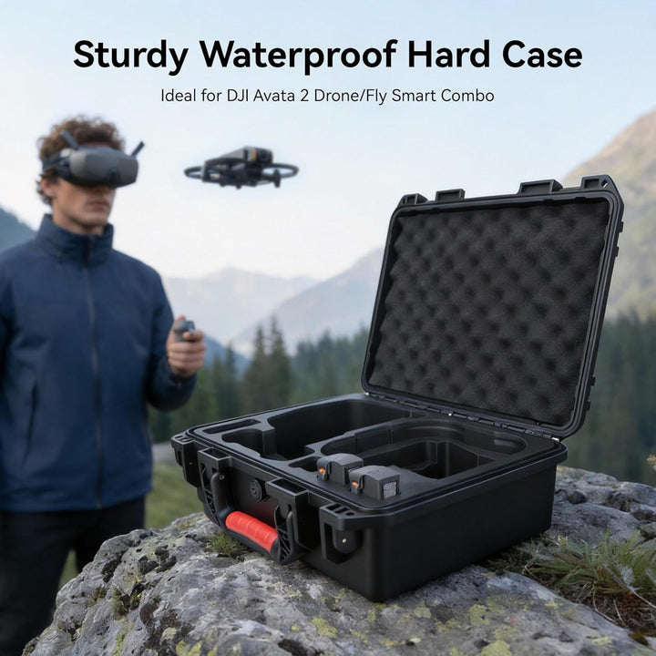 FPVtosky Hartschalenkoffer für DJI Avata 2 Drone/Fly Smart Combo für DJI Goggles N3(Nicht für Goggle