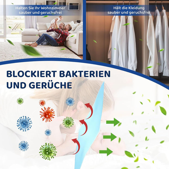 6 Stück ORIGINAL Windeleimer Nachfüllkassetten, Neu eingeführtes EVOH-Material mit hoher Barriere, V
