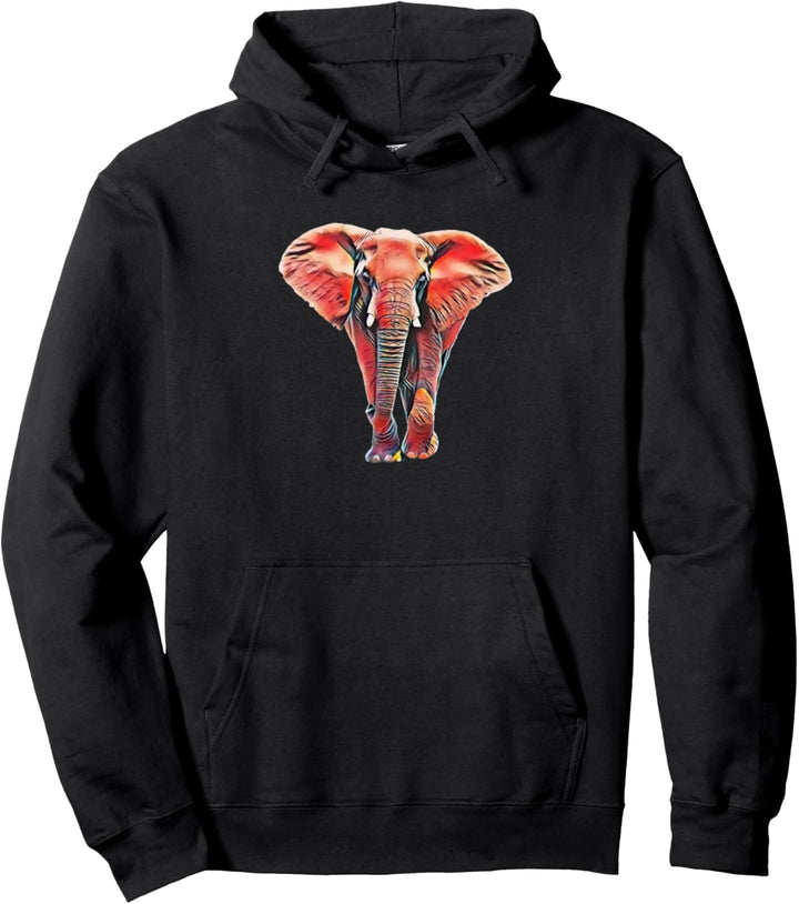 Elefant Motiv Afrika Elefanten Pullover Hoodie