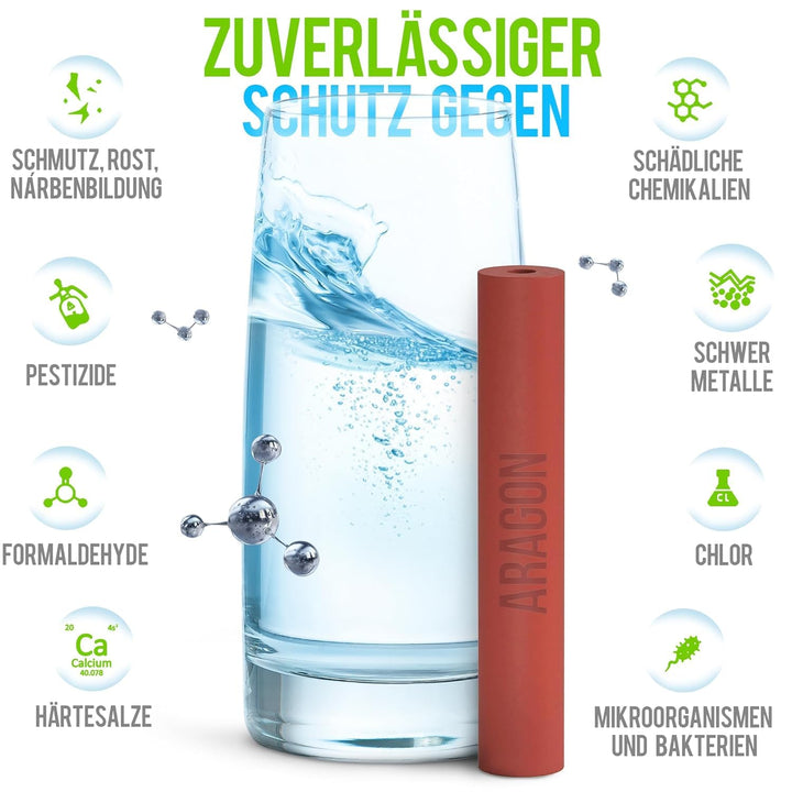 GEYSER EURO Wasserfilter für Wasserhahn Küche Armatur, für Leitungswasser mit Karutschen aus einziga