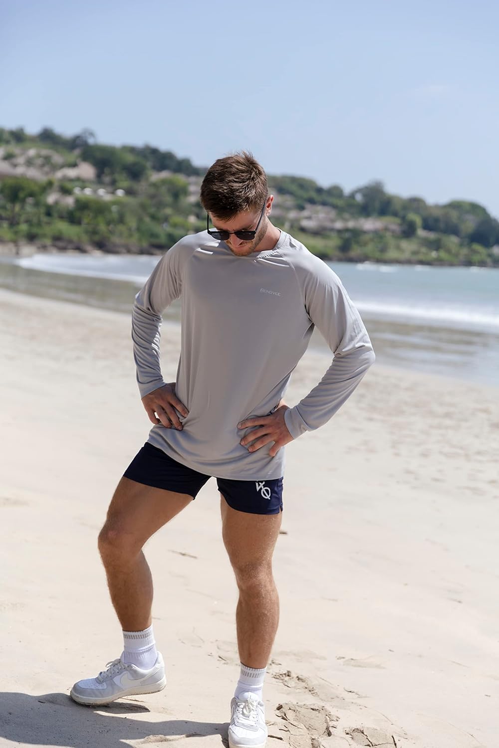 ZENGVEE 3er Pack Rashguard Herren, UPF 50+ UV Schutz Shirt Herren Schnelltrocknend Leicht Atmungsakt