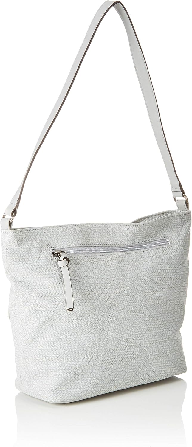 Tamaris Alessia Hobo Bag S Schultertasche Grau (Light Grey Comb), Grau (Light Grey Comb)