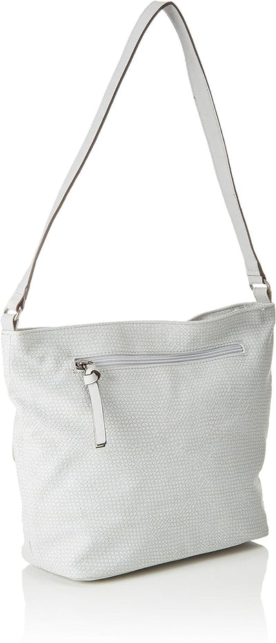 Tamaris Alessia Hobo Bag S Schultertasche Grau (Light Grey Comb), Grau (Light Grey Comb)