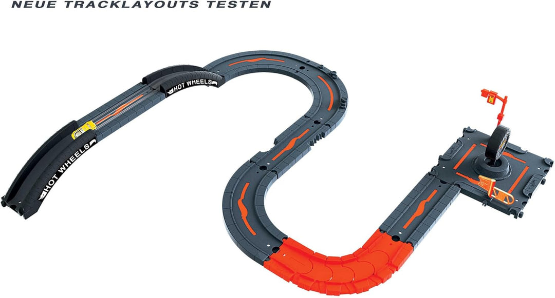 Hot Wheels City - Erweiterungs-Streckenset inklusive 10 Komponente für individuelle Gestaltung und A