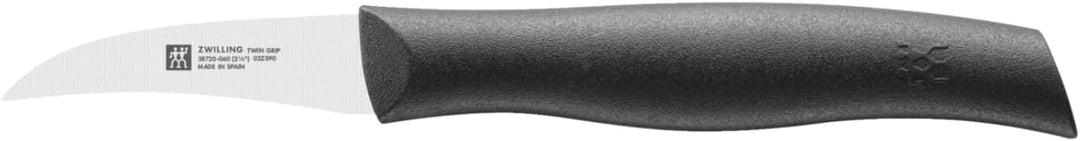 ZWILLING Twin Grip Messerset 3-teilig, Rostfreier Edelstahl, Kunststoffgriff, Schwarz
