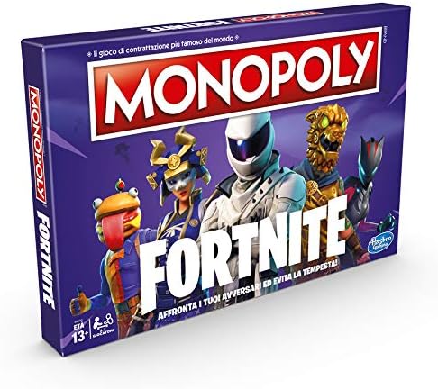 Hasbro, Monopoly, Fortnite-Schachtelspiel, Season 2, italienische Ausgabe Fortnite zweite Edition, F