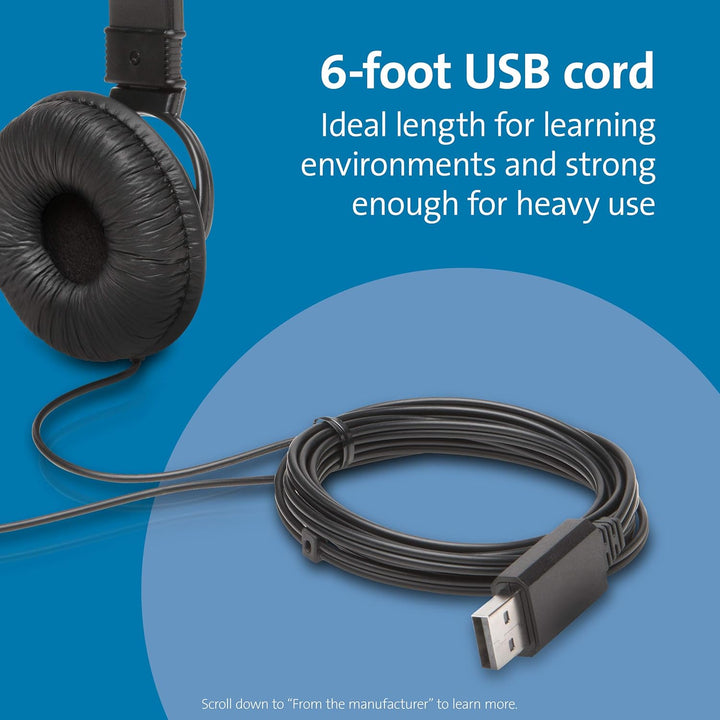 Kensington USB-A HiFi-Kopfhörer (K97600WW), USB-A