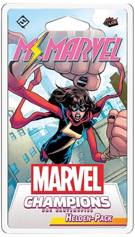Fantasy Flight Games, Marvel Champions: LCG – Ms. Marvel, Helden-Erweiterung, Expertenspiel, Kartens