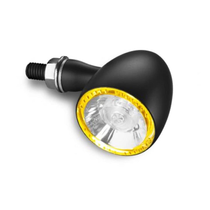 Kellermann Motorrad Blinker E geprüft LED Positionslicht/Blinker M8 Bullet 1000® PL Yellow schwarz,