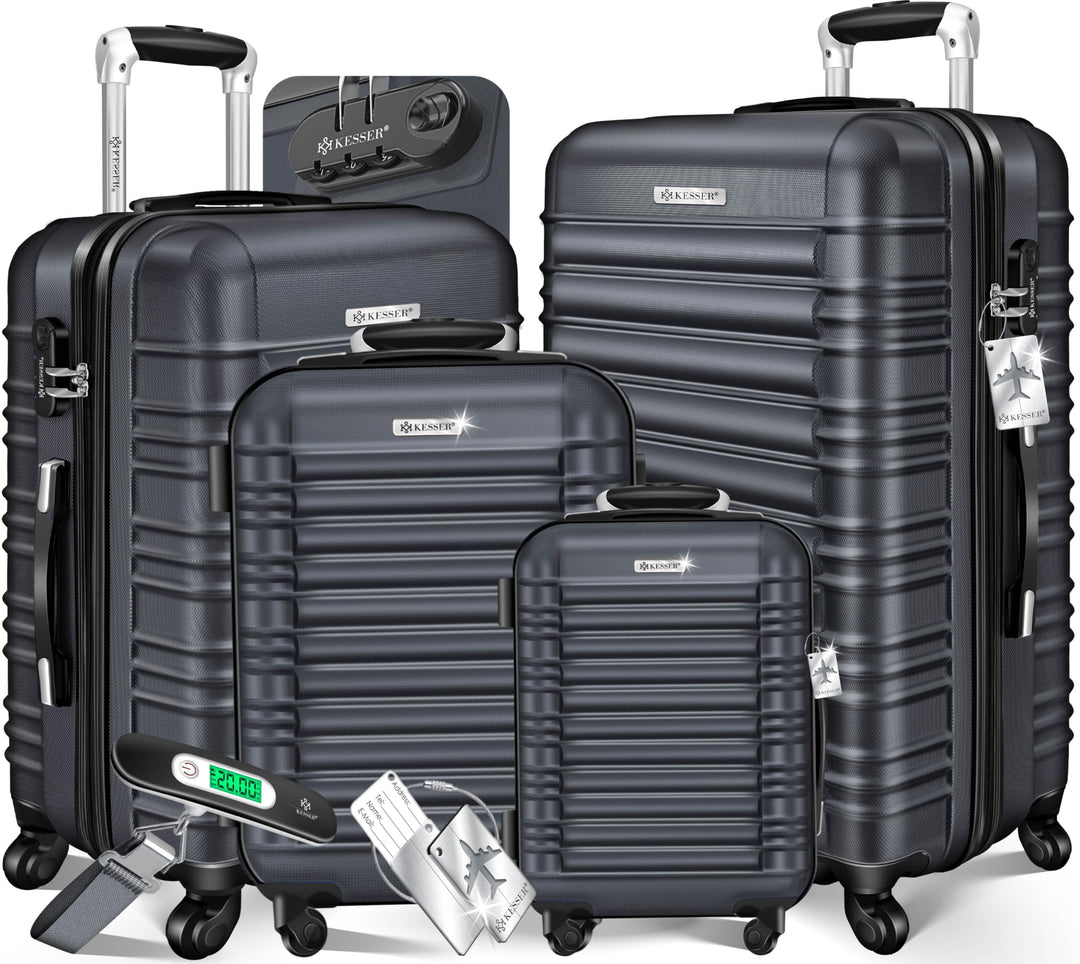 KESSER® 4tlg. Hartschalenkofferset Hard Shell Basic Hartschalenkoffer Trolley Koffer Reisekoffer Rei