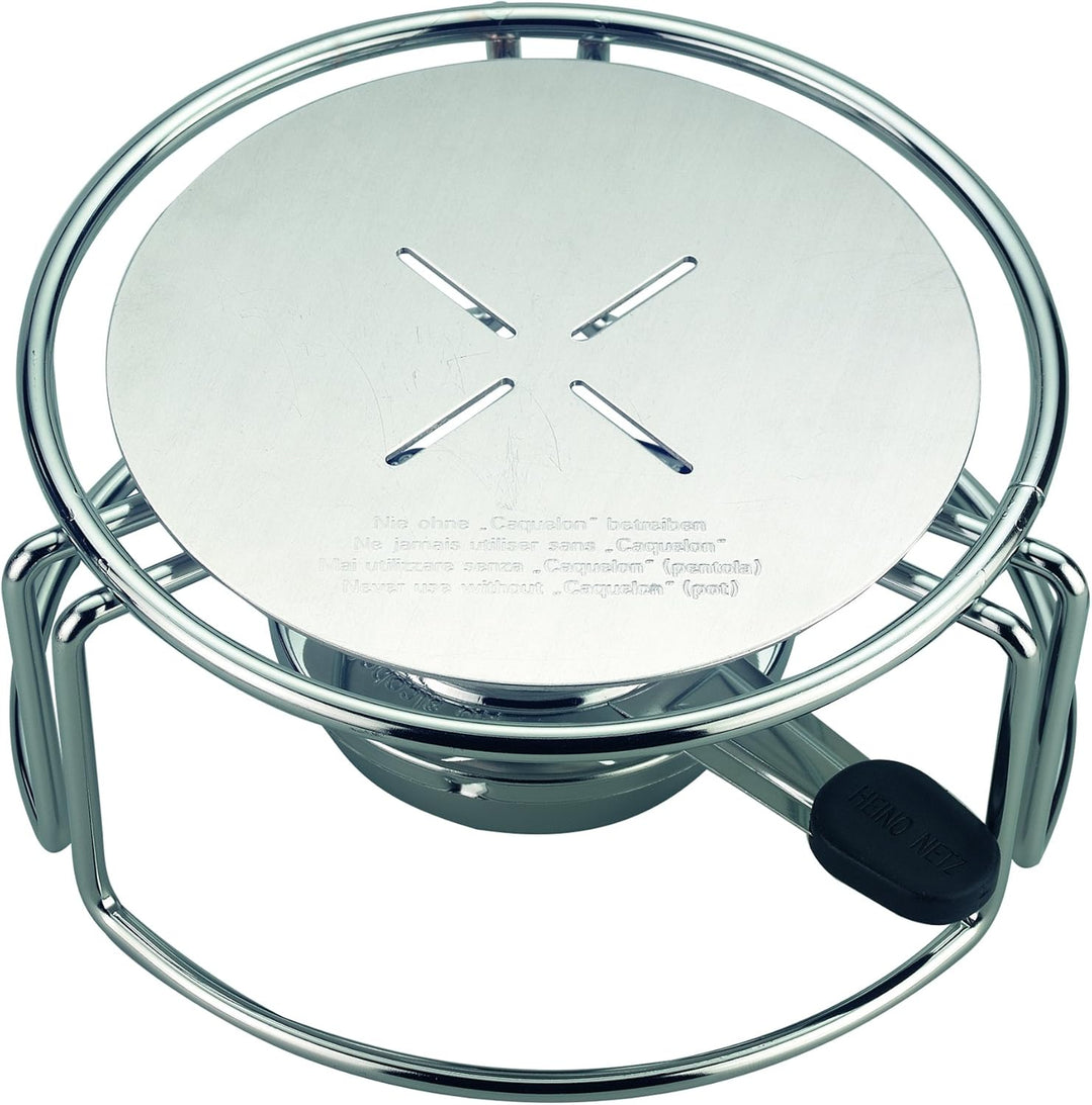 kela 66595 Flammenverteiler für Käse-Fondue, Aluminium, 15,5 cm Durchmesser, Balerno,