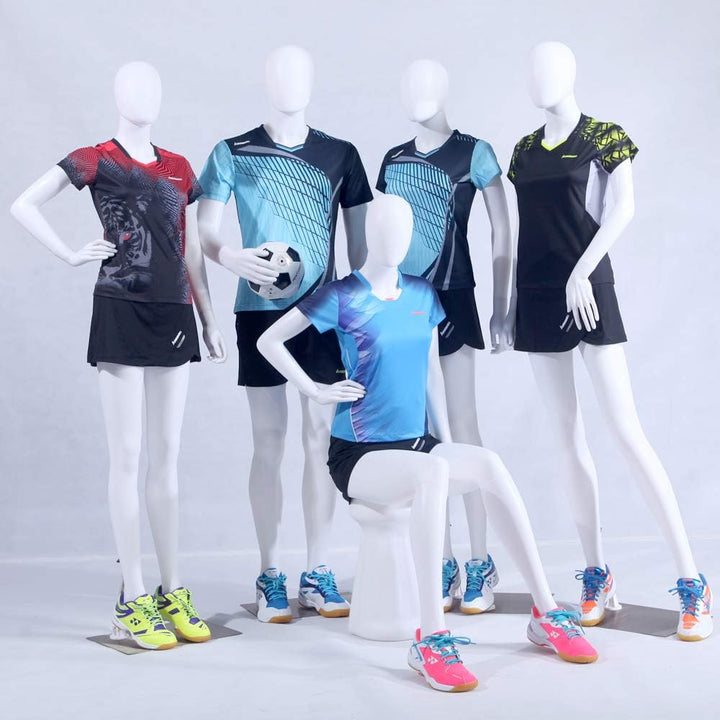 EurotonDisplay FC-11White weiss weibliche Schaufensterpuppe beweglich matt weiss (weiblich FC-11W),