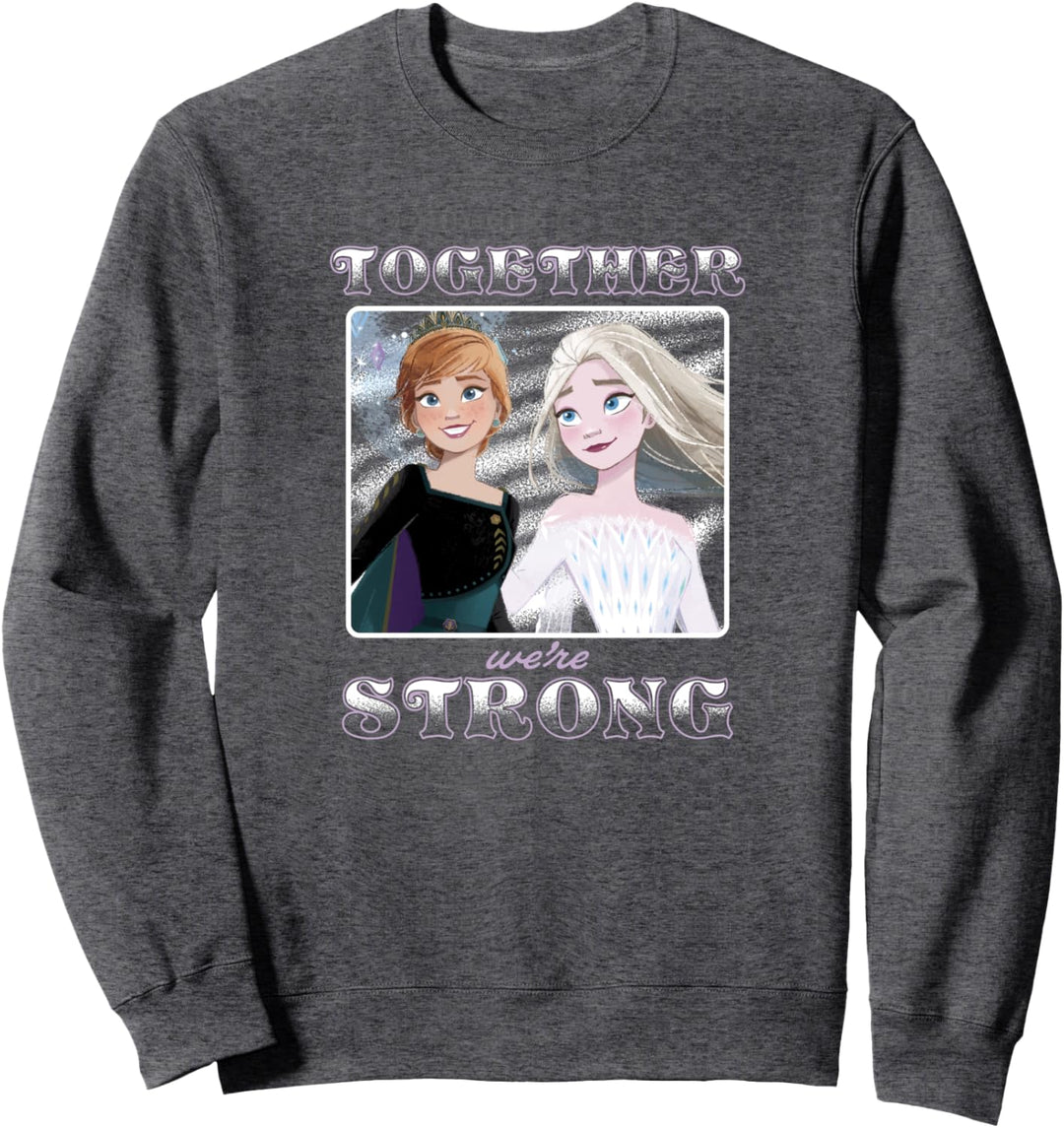 Disney Frozen 2 Anna & Elsa Together We're Strong Sweatshirt