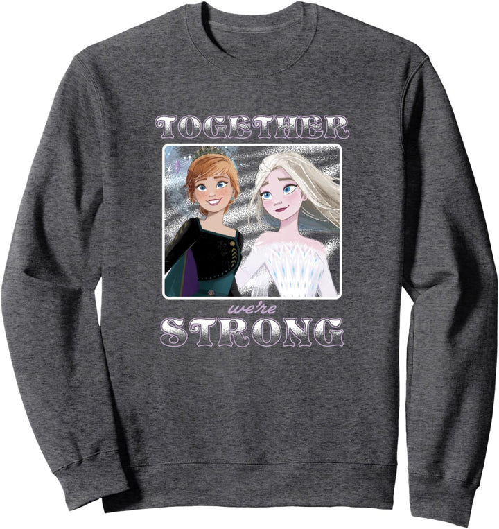 Disney Frozen 2 Anna & Elsa Together We're Strong Sweatshirt