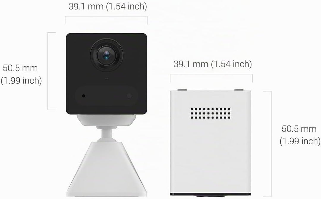 EZVIZ CB2 1080P Überwachungskamera, WLAN, für den Innenbereich, kabellos, mit Akku 2000 mAh, Babykam