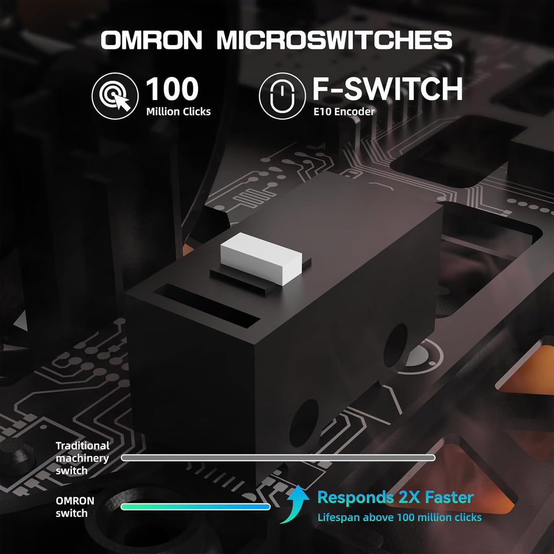 ATTACK SHARK R5 Ultra Carbonfaser HyperSpeed Kabellose Gaming-Maus, 39g Ultraleichte Maus mit Gripta