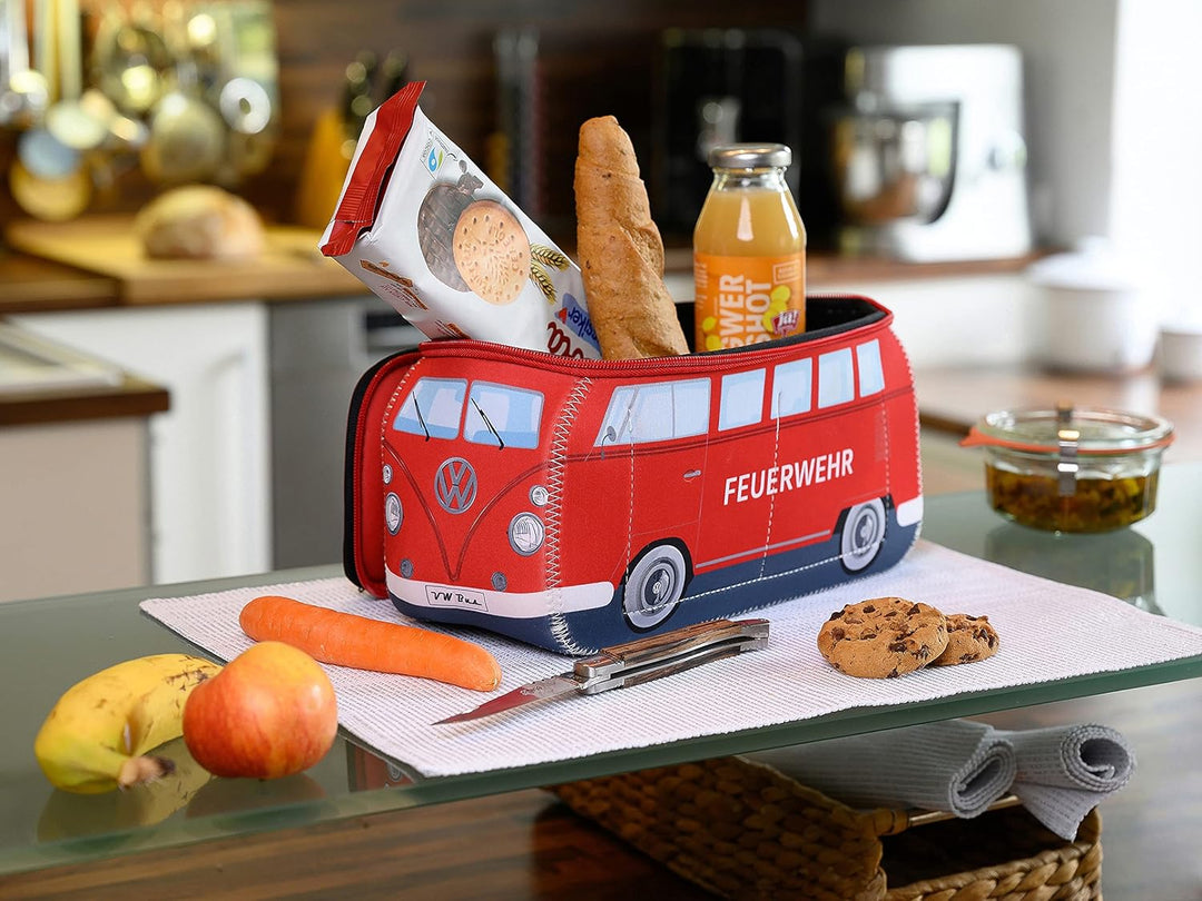 BRISA VW Collection - T1 Bulli Bus Kulturbeutel Kosmetiktasche | Volkswagen Universaltasche Waschbeu