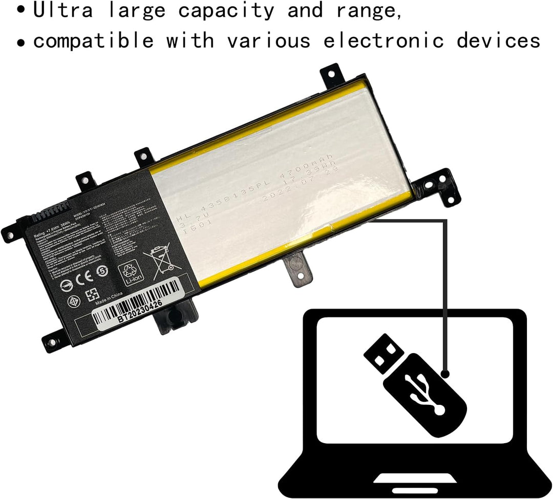 Hubei C21N1634 0B200-02550000 0B200-02550200 C21PqCH 2ICP4/59/134 Tablet Akku Ersatz für Asus Vivobo