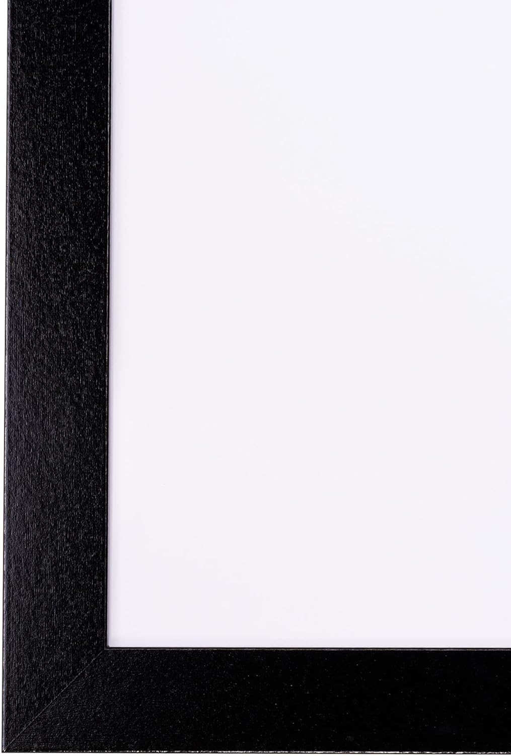 Rahmendesign24 Bilderrahmen Milano 60x60 Schwarz (hochglanz) Fotorahmen, Wechselrahmen, Posterrahmen