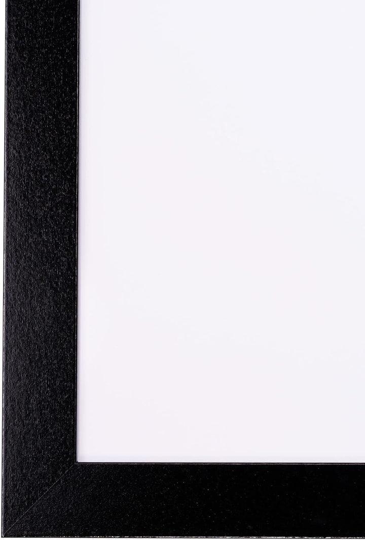 Rahmendesign24 Bilderrahmen Milano 60x60 Schwarz (hochglanz) Fotorahmen, Wechselrahmen, Posterrahmen