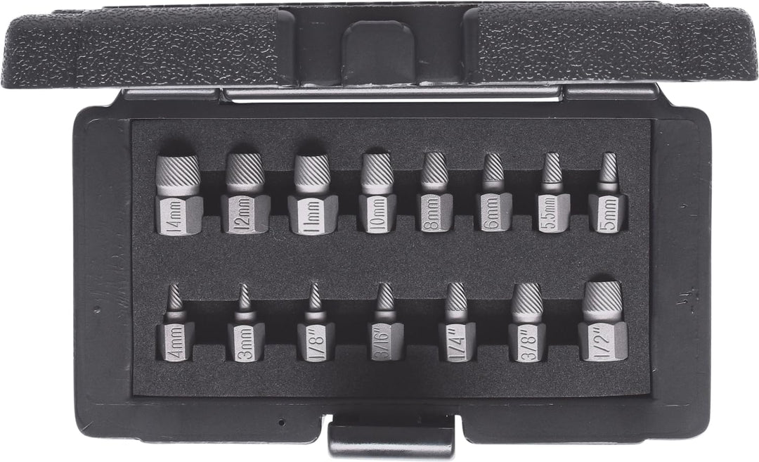 KS Tools 150.1385 Spiral-Schrauben- und Bolzenausdreher-Satz, 15-tlg. 15 pcs, 15 pcs