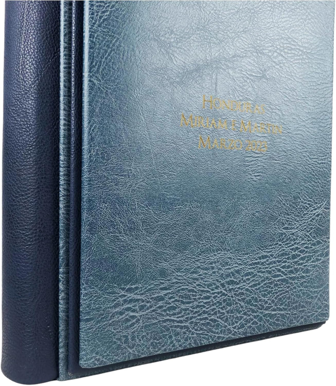 Fotoalbum - Eclissi Vintage - handgefertigte Herstellung aus Kunstleder, personalisierbar mit Gravur