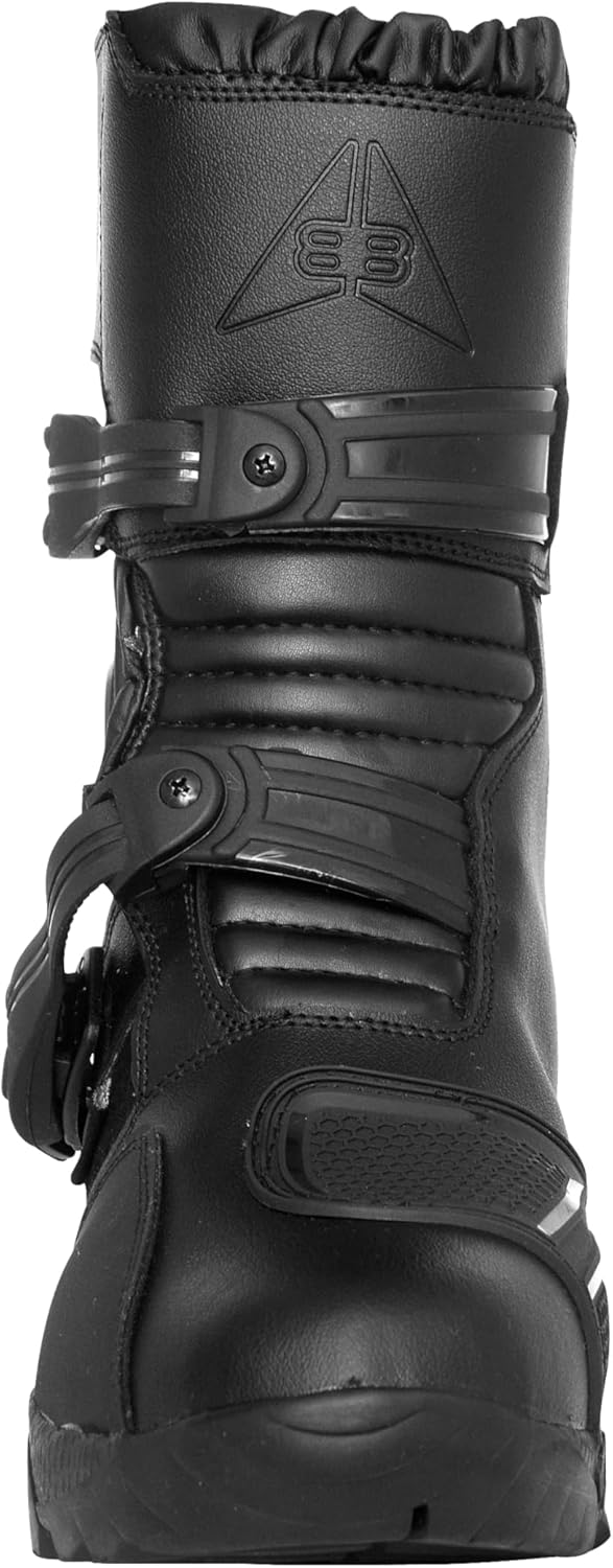 Bohmberg Dredd Herren Motorradstiefel, Biker Cross Dirt, stabile Motorrad Stiefel aus Leder, wasserr
