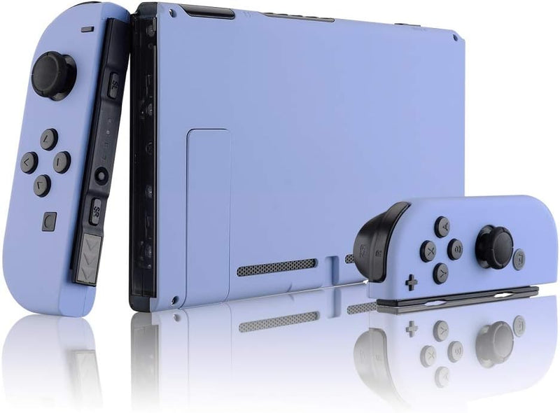 eXtremeRate Hülle Case für Nintendo Switch Joycon/Konsole, Rückgehäuse&Kickstand für Switch Console,