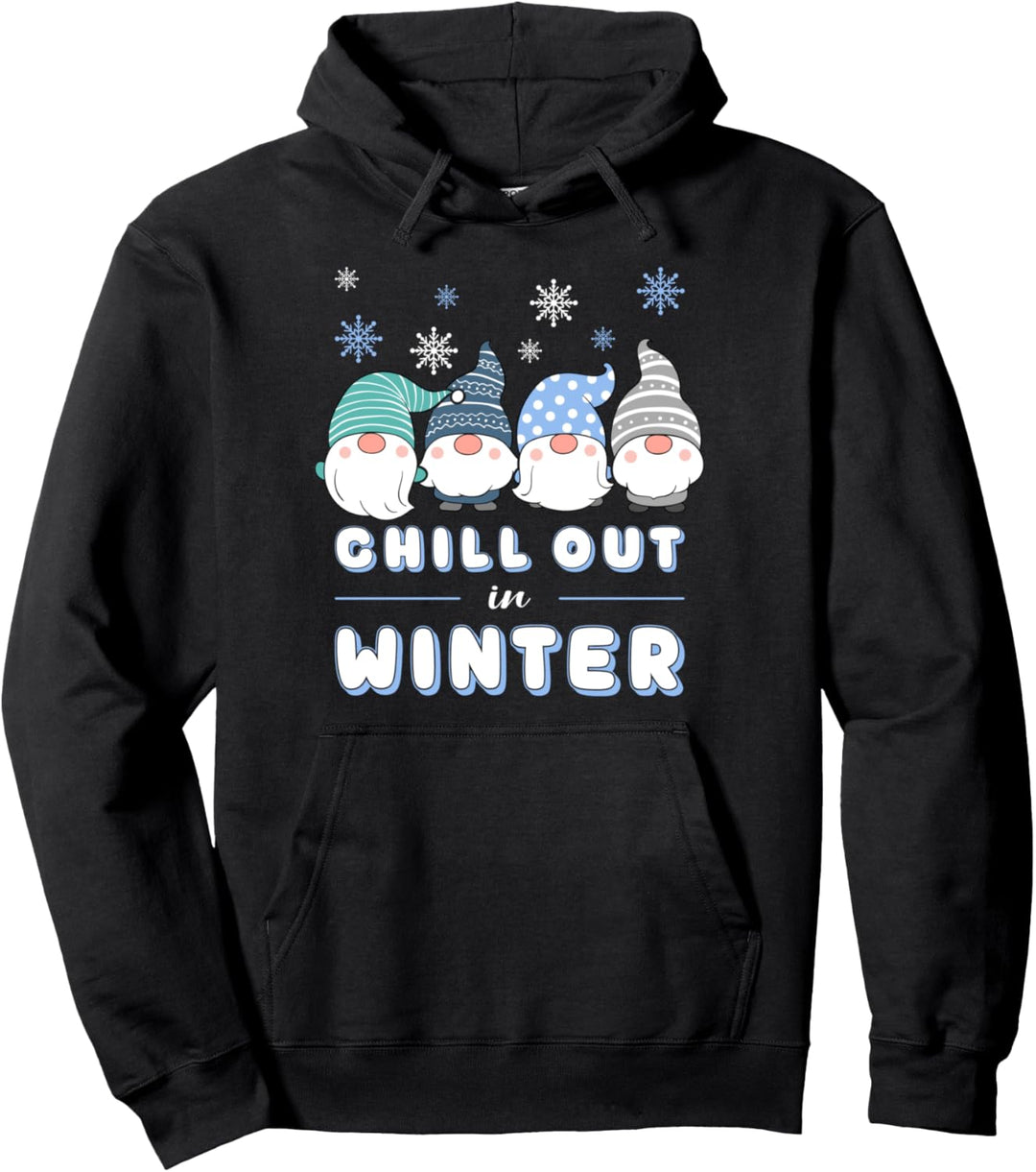 Winter Gnome, Weihnachts-Wichtel mit lustigem Spruch Pullover Hoodie