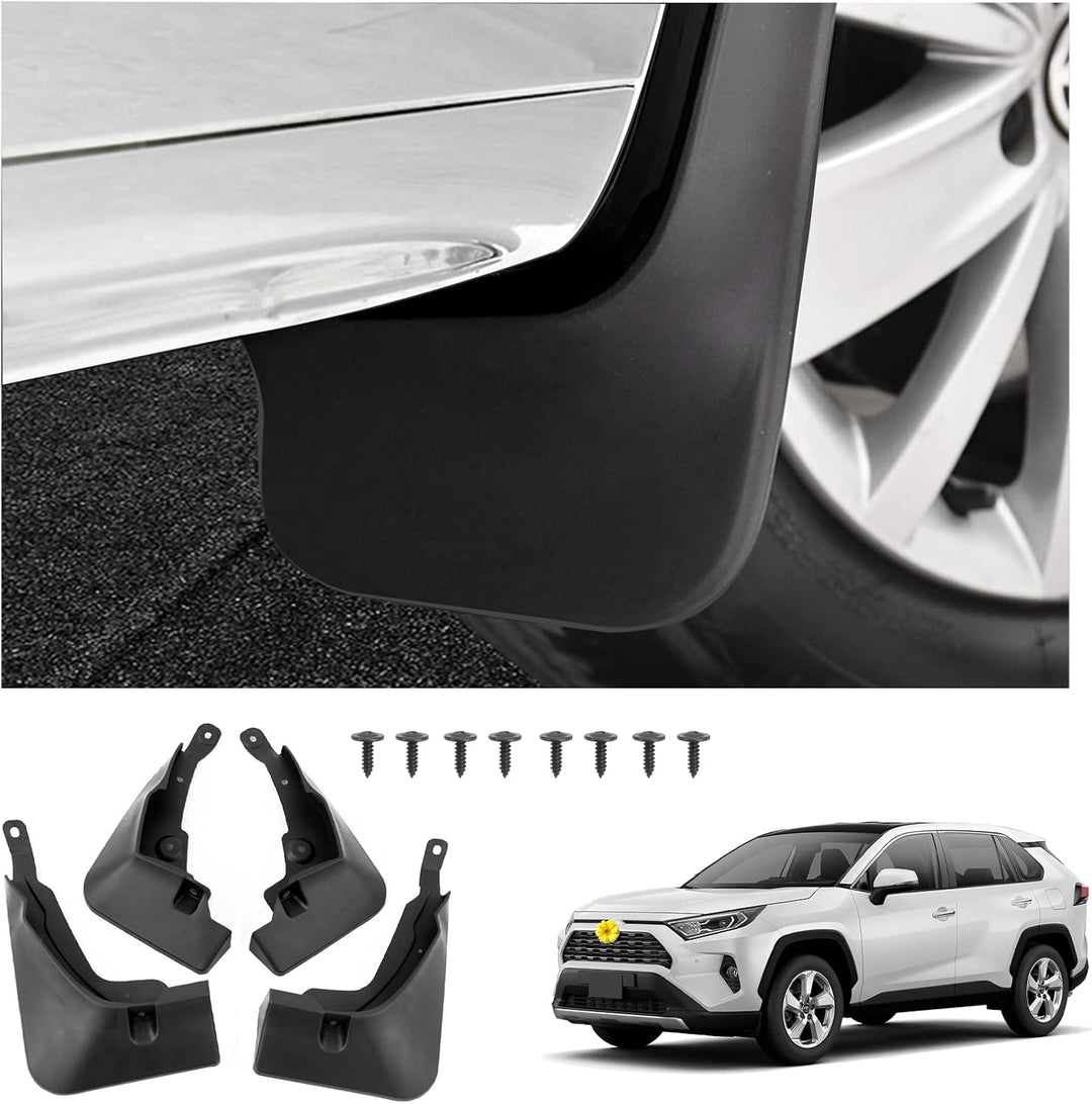 SharpCost (Upgraded) CDEFG Mud Flaps Splash Guards for RAV4 2019 2020 2021 2022 2023 Mudflap Fender