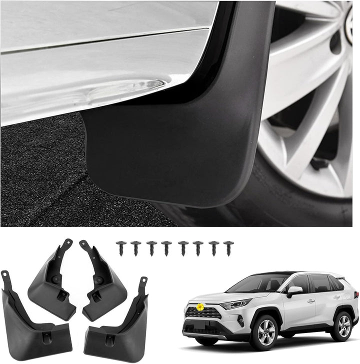 SharpCost (Upgraded) CDEFG Mud Flaps Splash Guards for RAV4 2019 2020 2021 2022 2023 Mudflap Fender