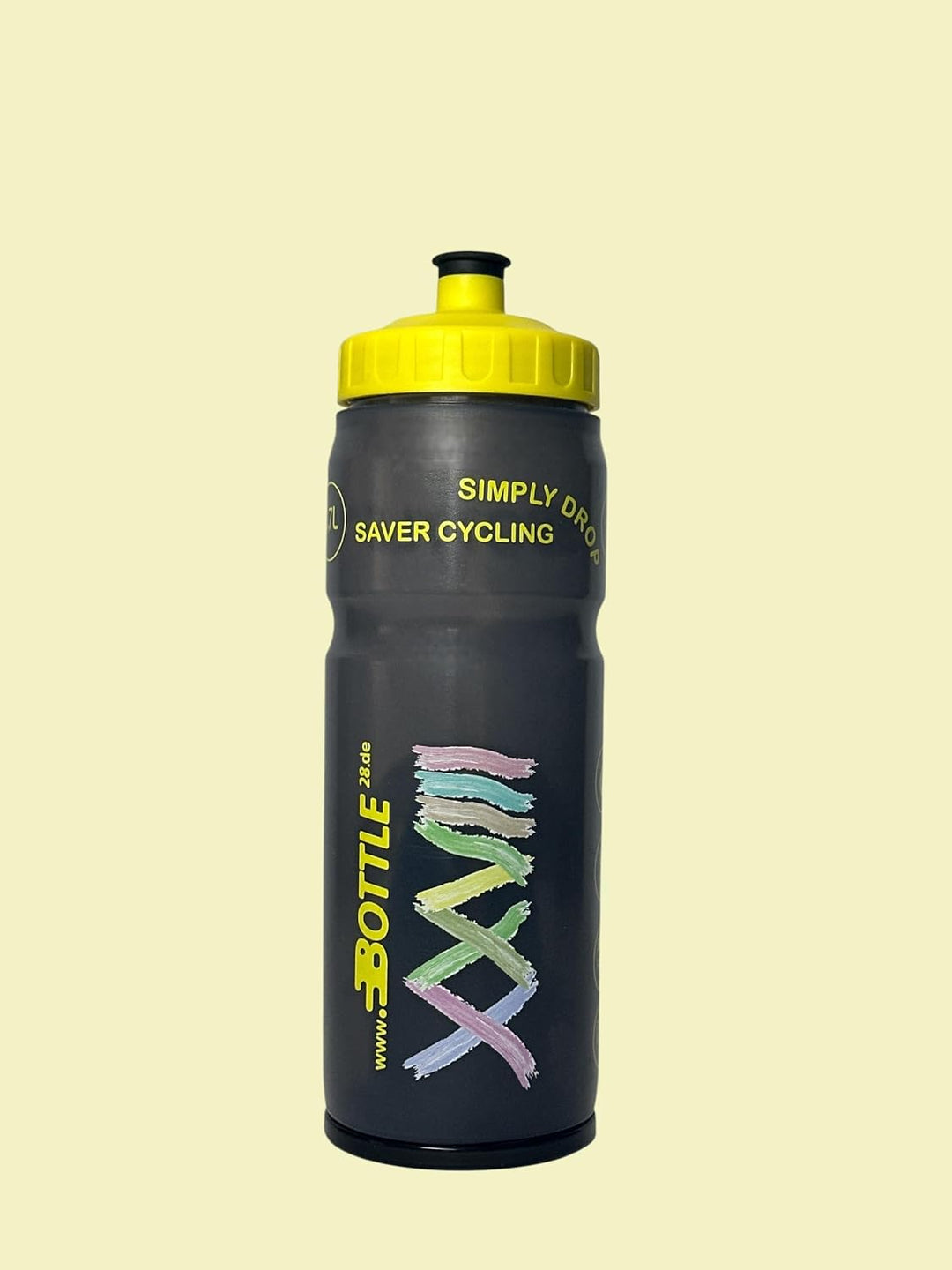 700 ml Fahrrad-Trinkflasche mit magnetischem Flaschenhalter & integrierter Werkzeugaufbewahrung | Ma